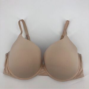 Victorias Secret T-Shirt‎ Push-Up Full Coverage Bra 38DD Nude Cream